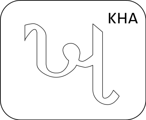 Gujarati letter KHA