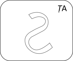 Gujarati Letter TTa